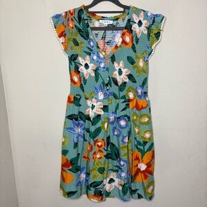 THML Multicolor Floral Mini Dress Size Small